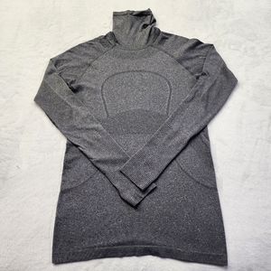 Lululemon Women's Run Swiftly Tech Long Sleeve Turtleneck Gray Size 8